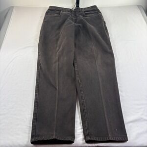 Vintage Tommy Hilfiger Jeans Mens Size 38 (35x34) Black Carpenter Baggy Y2K USA